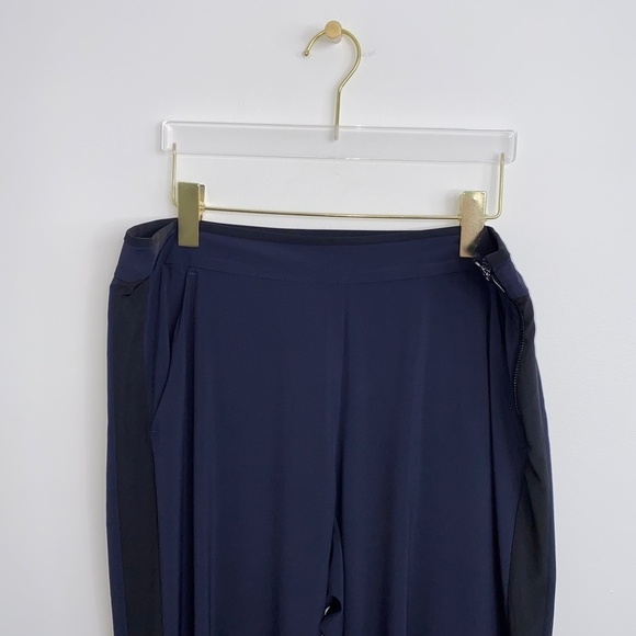 Athleta Gramercy Track Pants Navy Blue Sz 12 - Picture 5 of 16